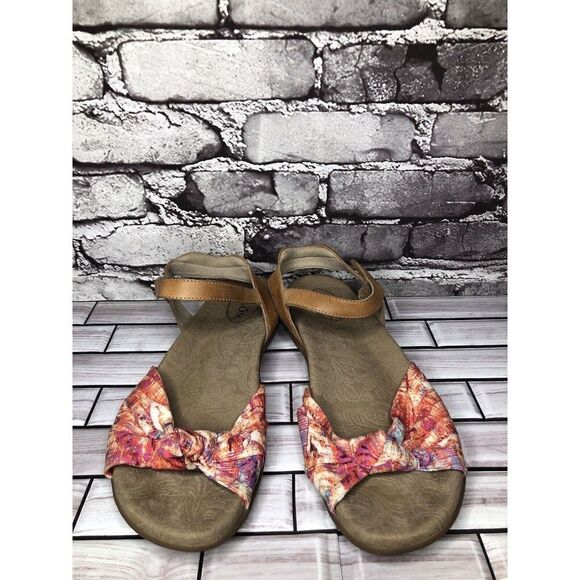 Taos Fabric Knot Ankle Strap Comfort Casual Sandals Women Sz 10M US/41 KNT-13537 - Picture 3 of 15